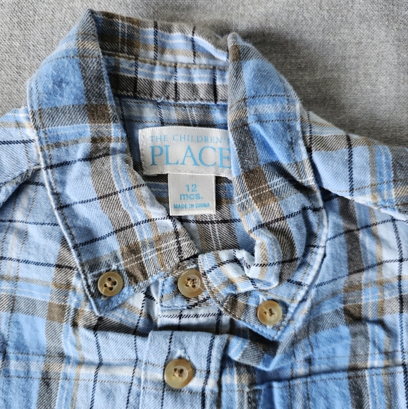 The Children's Place | 3-Piece Overalls, Shirt and Sweater Set - Picture 4 of 13